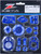 ZETA Billet Kit Blue WRF250 17-19 WRF450 16-18