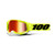 100 Percent RACECRAFT 2 Goggle Yellow w/Mirror Red Lens