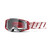 100 Percent ARMEGA Goggle Oversized Deep Red - Clear Lens