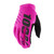 100% Adult Brisker Gloves Neon Pink