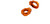 ZETA Axle blocks KTM SX65 16-22 orange