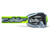 FMF Goggles POWERBOMB Goggle Silver Lime - Clear Lens