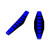 RFX Pro Ribbed Seat Cover Yamaha (Black Side/Blue Top/Black Rib) YZ250F 19-22 YZ450F 18-22