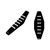 RFX Pro Ribbed Seat Cover Husqvarna (Black Side/Black Top/White Rib) TC65 16-23