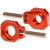 RFX Pro Rear Axle Adjuster Blocks (Orange) KTM SX/SXF 125-450 2023