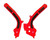 Rtech Frame Protectors  (Red/Black) Beta RR 125-480 20-23