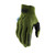 100 PERCENT ADULT COGNITO SMART SHOCK GLOVES ARMY GREEN
