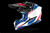 Airoh Aviator 3 Push Blue/Red Gloss Adult MX Helmet