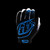 TLD AIR GLOVE REVERB BLACK BLUE