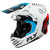 Fly Racing 2025 Formula CP Slice MX Helmet White Red Cyan