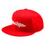TLD 788917001 Signature Flat Bill Snapback Cap Team Red One Size