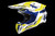 Airoh Twist 3 Dynasty Blue Yellow MX Helmet