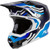 Fly Racing Formula S Byte Carbon MX Helmet Blue Carbon Blue White