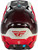 Fly Racing Formula S Byte Carbon Helmet Red Carbon Red Grey