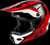 Fly Racing Kinetic Crest MX Helmet Red Black White