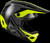 Fly Racing Kinetic Crest MX Helmet Grey Black Hi Viz