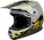 Fly Racing Youth Kinetic Drip MX Helmet Grey Black Yellow