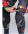 EVS Slayco 96 Adult Knee Guards Explosion Red Yellow Green