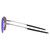 Oakley OO4147-0357 Contrail Sunglasses Satin Chrome / Prizm Sapphire Lens