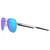 Oakley OO4147-0357 Contrail Sunglasses Satin Chrome / Prizm Sapphire Lens