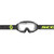 Scott Split OTG Goggle (Zebra Black / Neon Yellow) Clear Works Lens