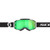 Scott Fury Goggle (Black / White) Green Chrome Works Lens