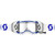 Scott Prospect 2.0 WFS Goggle (Doppler White / Blue) Clear Works Lens