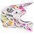 ONeal 1SRS Youth Stixx MX Helmet White Multi