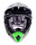 2015 Lazer MX-8 Pure Carbon Helmet Black Carbon/Green