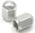 DRC Aluminium Valve Caps 2-pack Silver