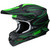Shoei VFX-W MX Helmet Hectic TC4 Black/Green