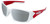 Lazer Krypton KR1 Gloss White / Red frame grey  silver lens triple pack