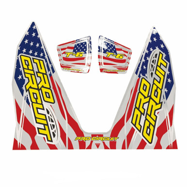Pro Circuit Replacement T-6 wrap and end cap decals - Mini/Dual CRF ...