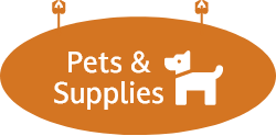 Pets & Supplies Sign