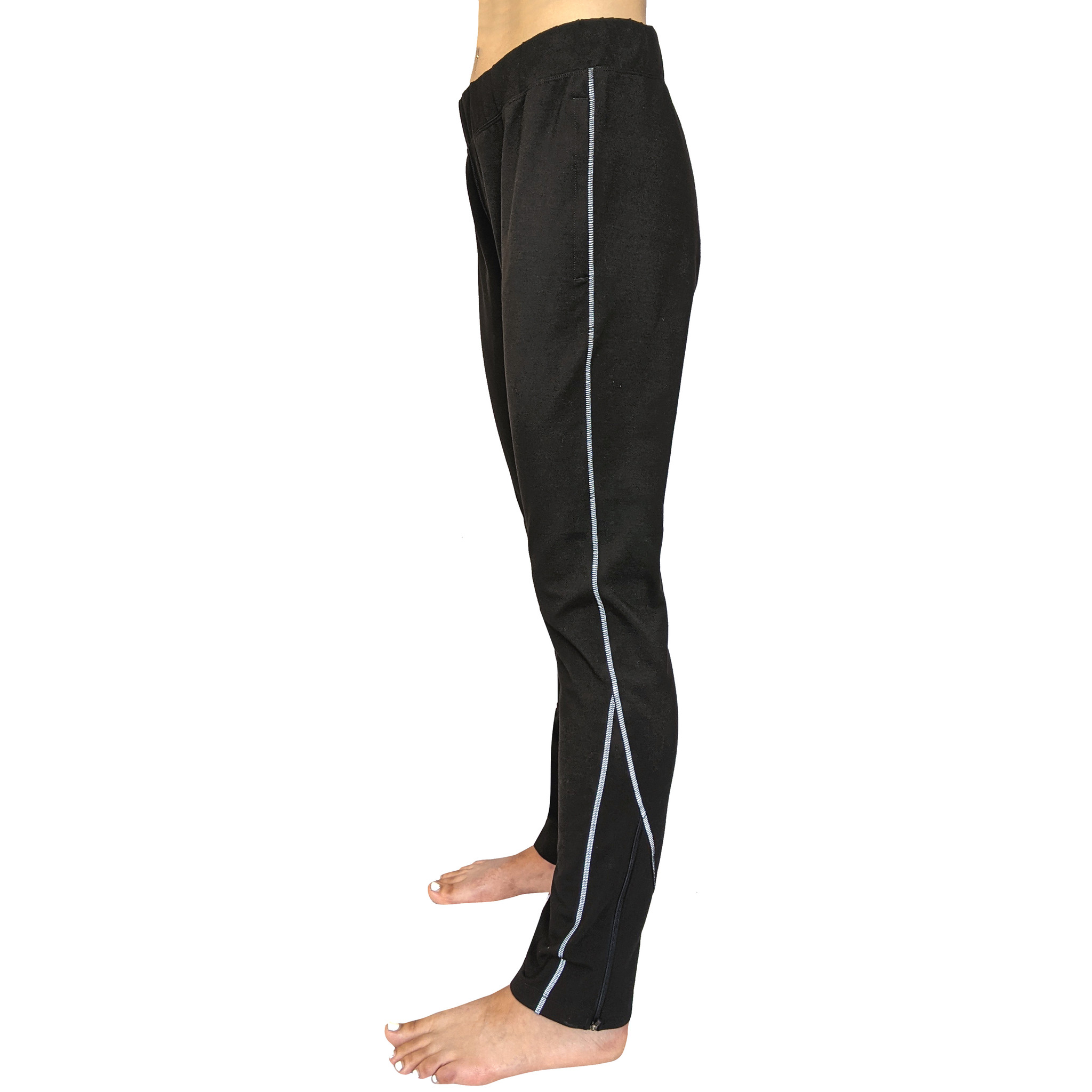 Performance Running Pants With Long Inner Tights & Side Zip Pocket - Sports  SpinWear