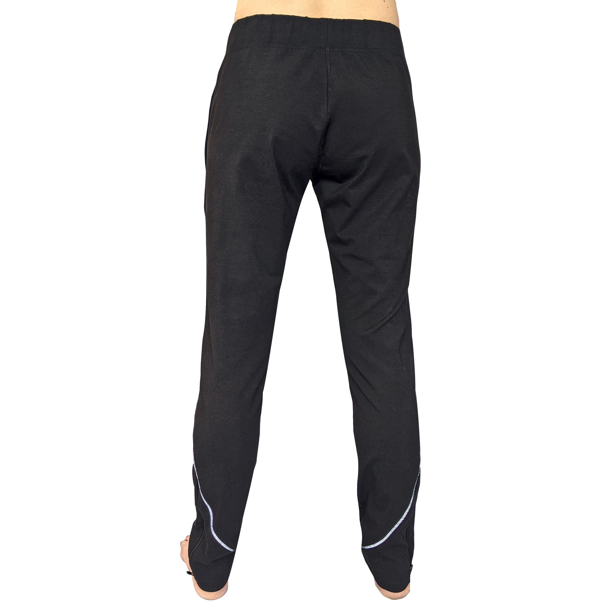 Bruno Black Shiny Nylon/Plastic 3-Stripe Wind Pants | The Parachute Pants  Store