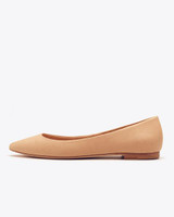Ava Ballerina Flat - Beige