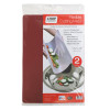CUTTING MATS 2PK BRICK RED 11.5X15 FLEXIBLE