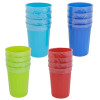 TUMBLERS PLASTIC 4PK 12OZ 4ASST SUMMER COLORS IN 48PC PDQ SHRINKWRAP UPC LABEL TUMBLERS PLASTIC 4PK 12OZ 4ASST SUMMER COLORS IN 48PC PDQ SHRINKWRAP UPC LABEL