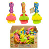 SAND TOOL 2PC SHOVEL/RAKE STAR PRINT HANDLE IN 24PC PDQ SUMMER HT
