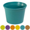 PLANTER ECOFRIENDLY BAMBOO FIBER 6.75 D X 5 H 6AST COLORS L&G LABEL