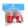 MINI PONG RED CUP PARTY GAME 2 BALLS/12 CUPS IN PBH 24 SETS/PDQ