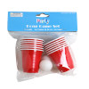 MINI PONG RED CUP PARTY GAME 2 BALLS/12 CUPS IN PBH 24 SETS/PDQ