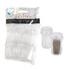 SALT & PEPPER SHAKERS MINI CRYSTAL LOOK PLST 6PK PARTY OPP/ NO AMAZON SALES