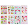 WINDOW CLING VALENTINE 6AST 4C PRINTS 16X11IN VAL PTD HDR