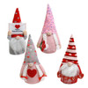 GNOME VALENTINE TABLE DECOR10X4X3IN 4AST 2BOY/2GIRL HT WEIGHTED BOTTOMS