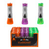 FLASHLIGHT LED 4.5IN W/WRIST STRAP 3AST HWLN COLORS/36PC PDQW/HWLN HT