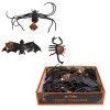 CREEPY CREATURE 3AST BLACK SPIDER/SCORPION/BAT IN 36PC PDQ EA HLWN HT