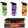 SIPPER BOTTLE W/FLIPTOP STRAW 16OZ 3AST HALLOWEEN PRINTS/UPC LABEL IN TRAY COUNTER DISPLAY