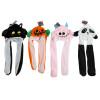 HAT HALLOWEEN PLUSH W/PUMP UP EAR MOTION 4AST STYLES 10WX20L HANGTAG/JHOOK